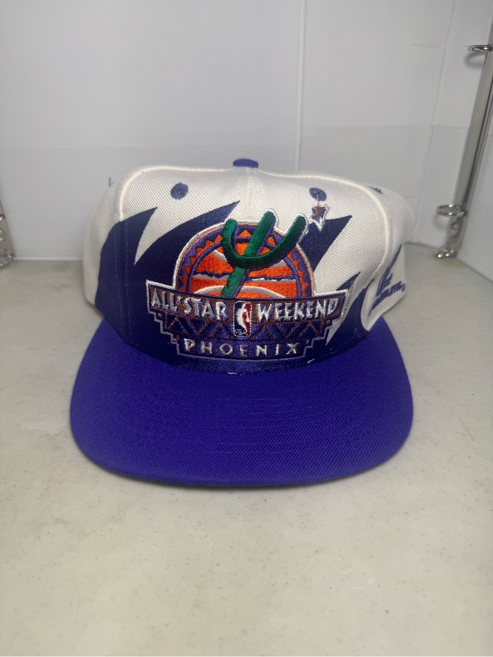 1994 Vintage Logo Athletic NBA All Star Weekend Phoenix Sharktooth Hat